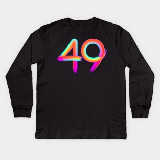 brushed 49 Kids Long Sleeve T-Shirt